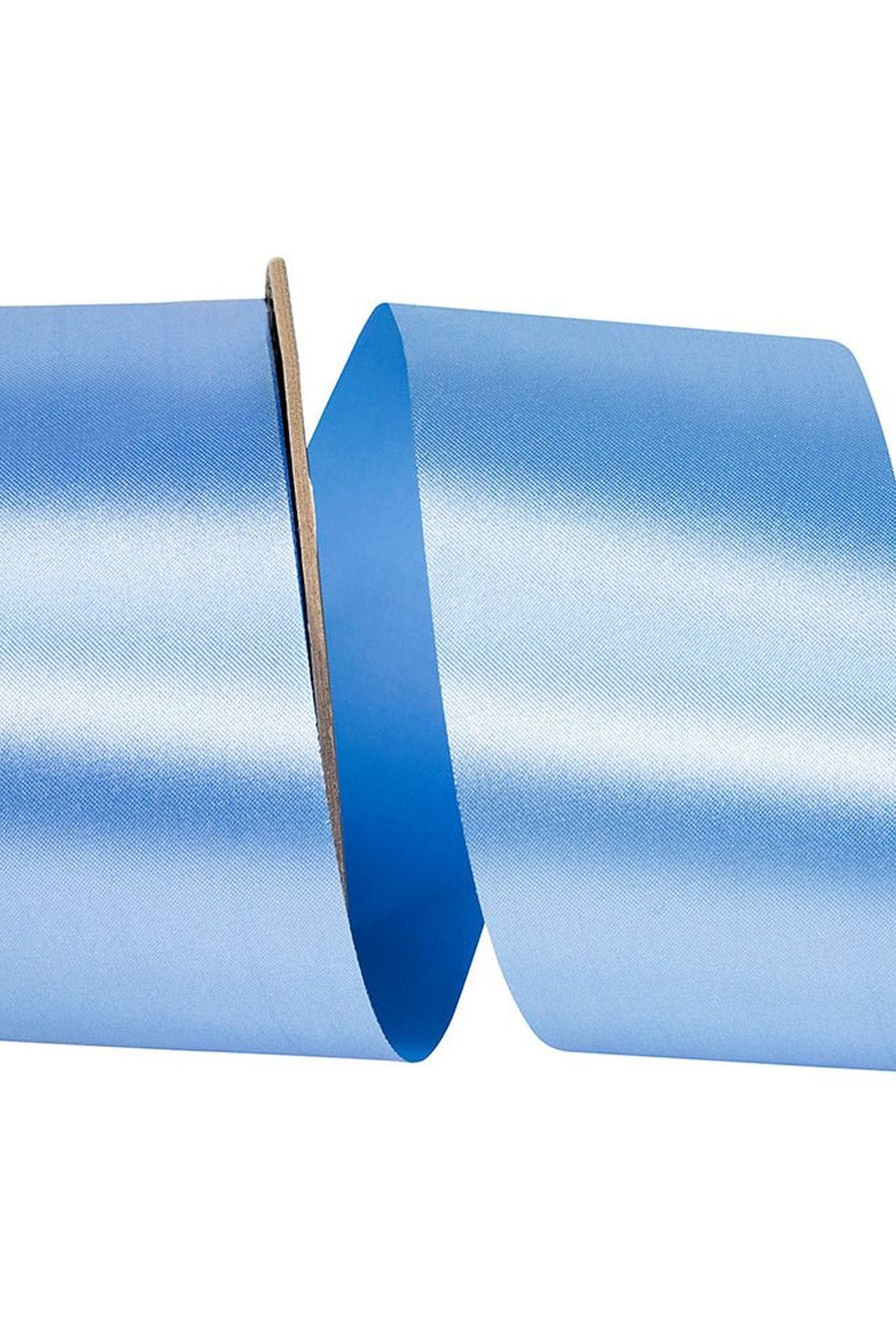 Shop For 2.5in Satin Supreme Non - Wired Ribbon: Columbia (50 Yards)