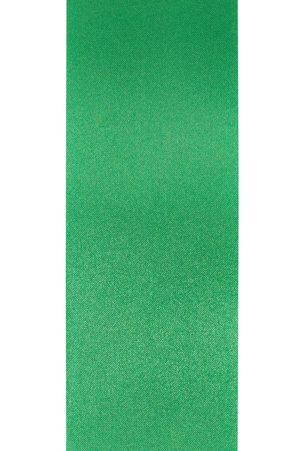 Shop For 2.5in Satin Supreme Non - Wired Ribbon: Kelly Green (50 Yards)