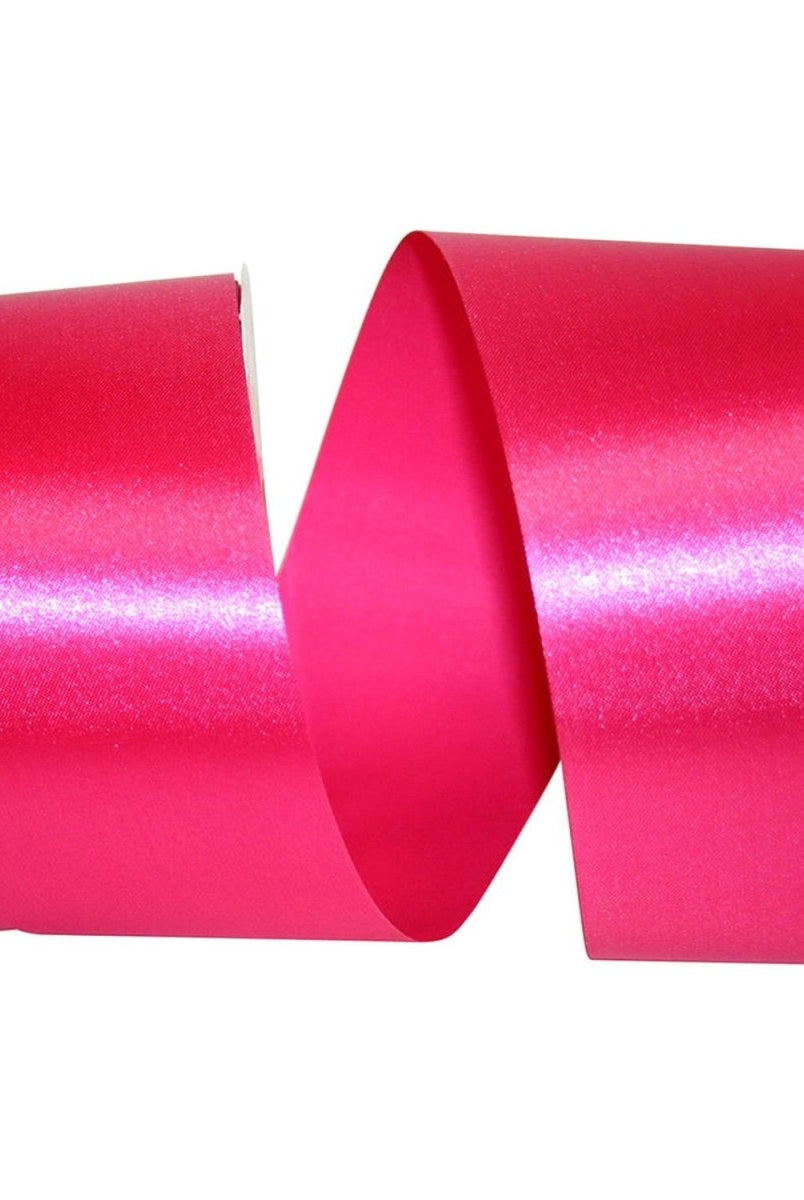 Shop For 2.5in Satin Supreme Ribbon Non Wired: Cyclamen (50 Yards)