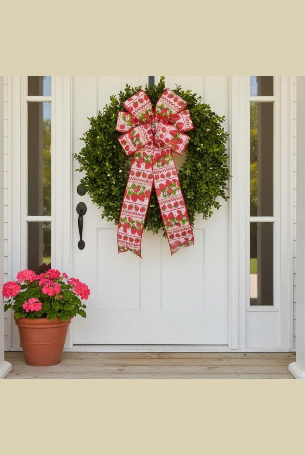 Shop For 2.5in Strawberries Ribbon: Pink (10 Yards)