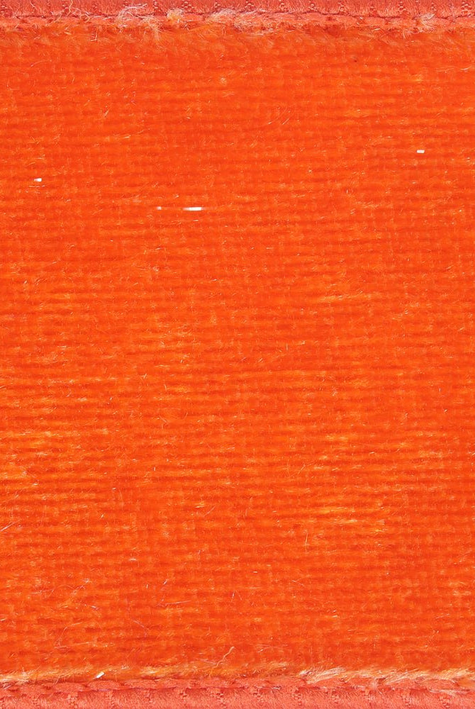 Shop For 2.5in Velvet Luster Dupion Backing Ribbon: Orange (10 Yards)