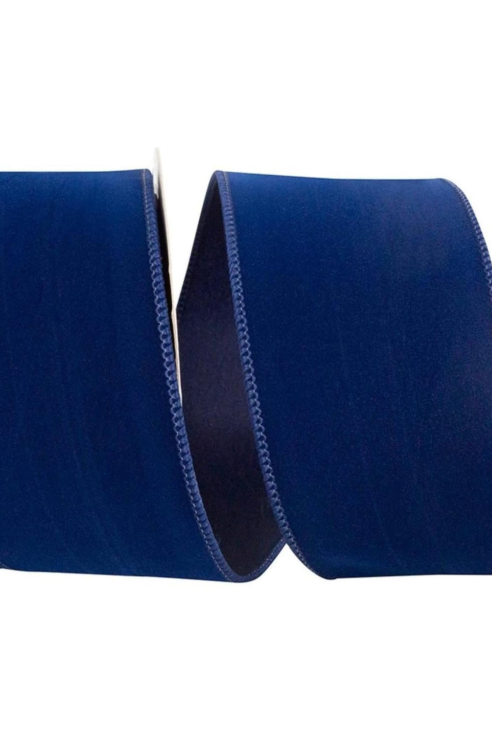 Shop For 2.5in Velvet Plush Ribbon: Navy Blue (10 Yards)