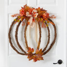 Shop For 26” Autumn Pumpkin Artificial Vine Fall Wreath