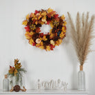 Shop For 26” Fall Pumpkin, Gourd Maple Leaf Autumn Wreath