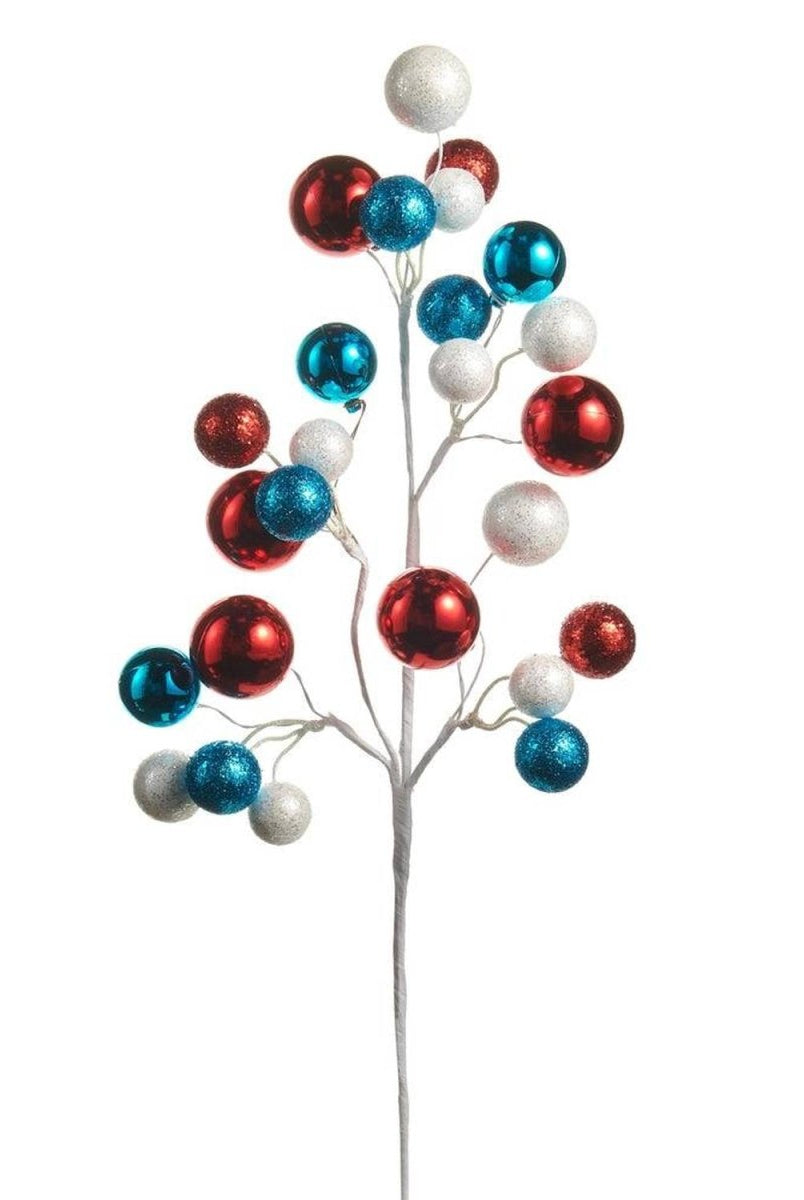 Shop For 26" Red, Blue and White Ball Spray