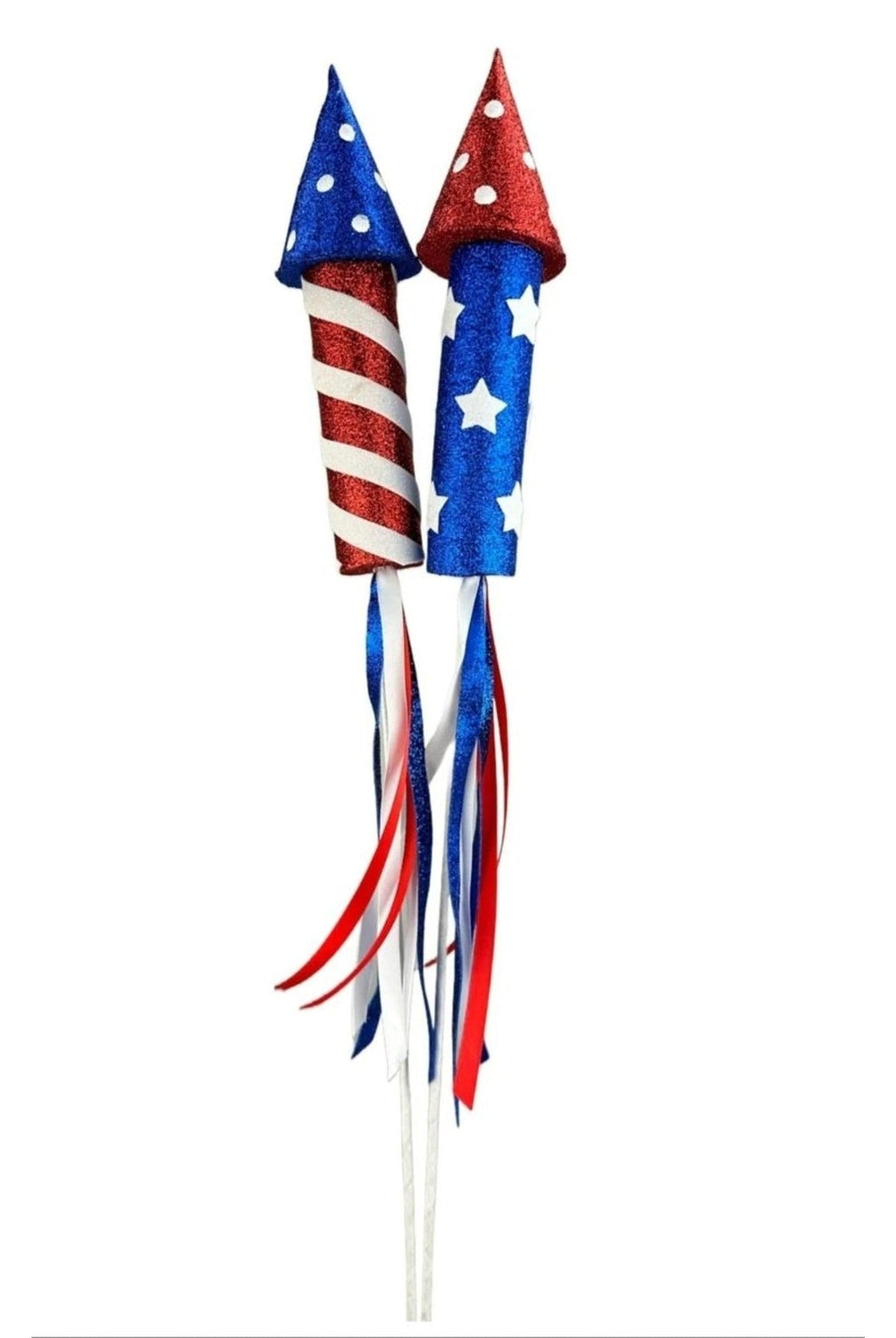 26" Rocket Spray: Red, White, Blue (Set of 2)