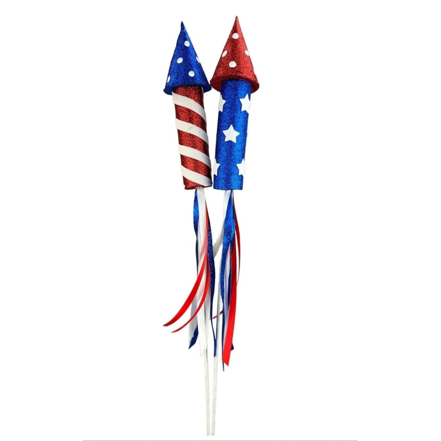 26" Rocket Spray: Red, White, Blue (Set of 2)