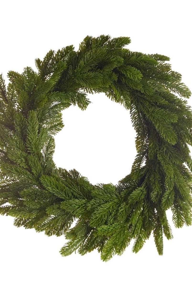 Shop For 26in Bright Green Cedar Wreath