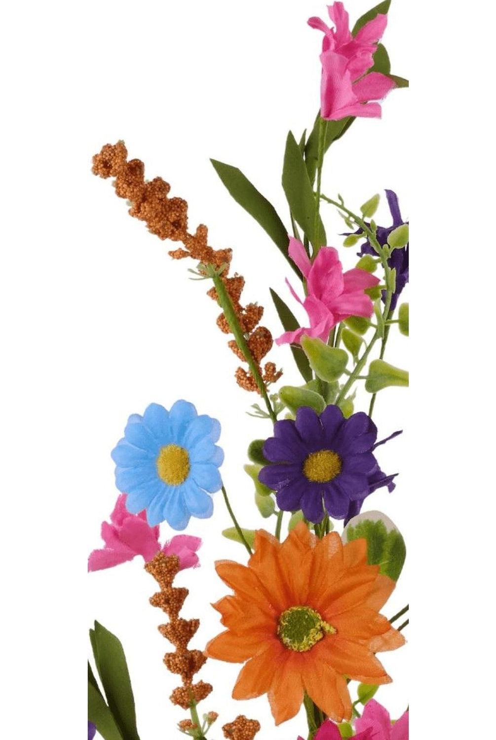 26in Daisy, Rose, Spike and Leaf Spray