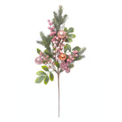 Shop For 27in Evergreen Pink Floral Pick