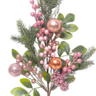Shop For 27in Evergreen Pink Floral Pick