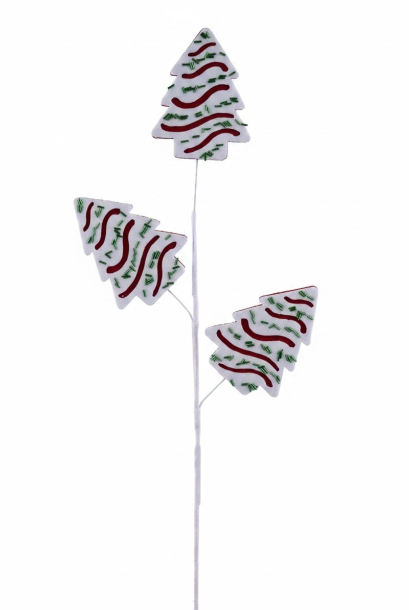 Shop For 27in Felt Bead Christmas Tree Cake Spray