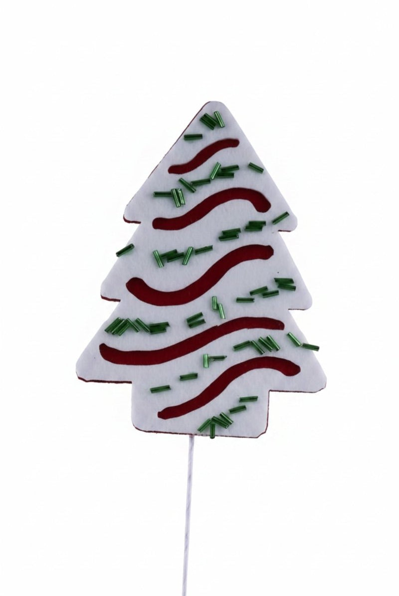 Shop For 27in Felt Bead Christmas Tree Cake Spray