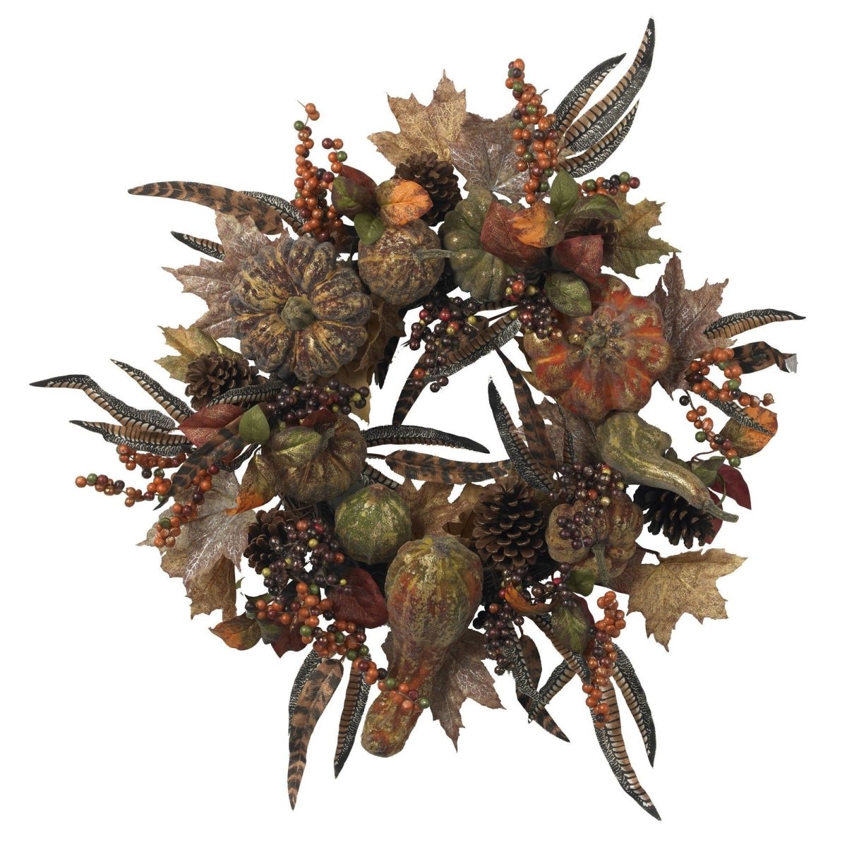 Shop For 28" Autumn Pumpkin Wreath