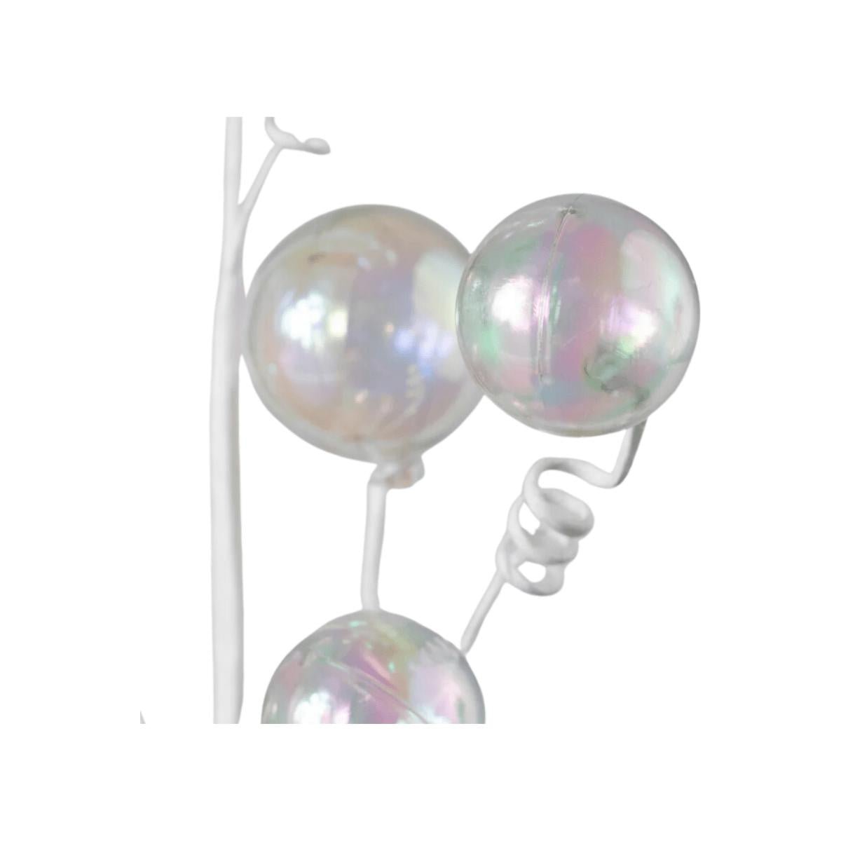 Shop For 28" Clear Iridescent Ball Spray