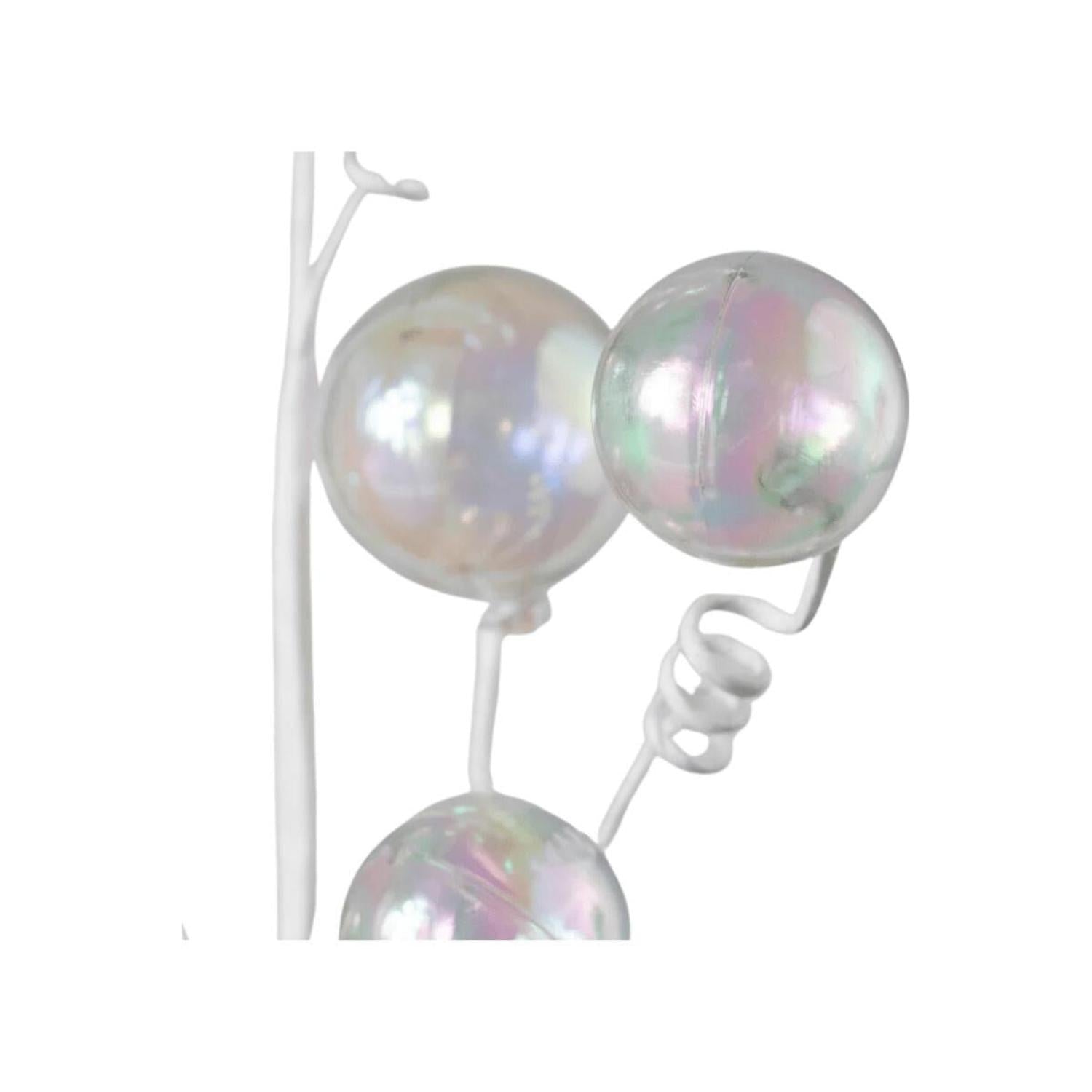 Shop For 28" Clear Iridescent Ball Spray