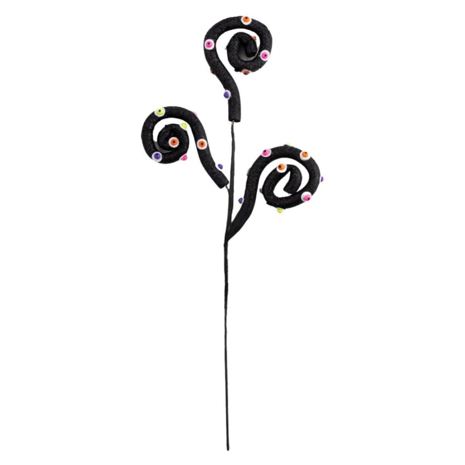 Shop For 28" Eyeballs Curly Spray: Black at Michelle's aDOORable Creations