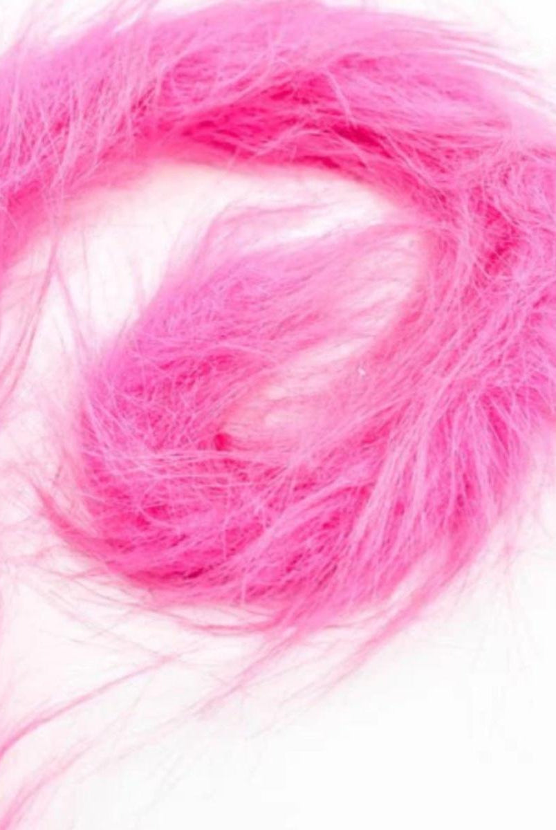 Shop For 28" Furry Spiral Curly Spray: Hot Pink