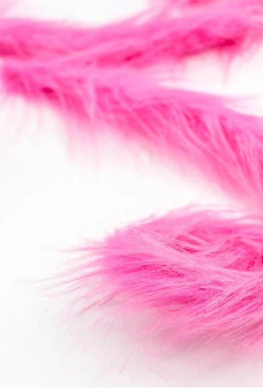 28" Furry Spiral Curly Spray: Hot Pink