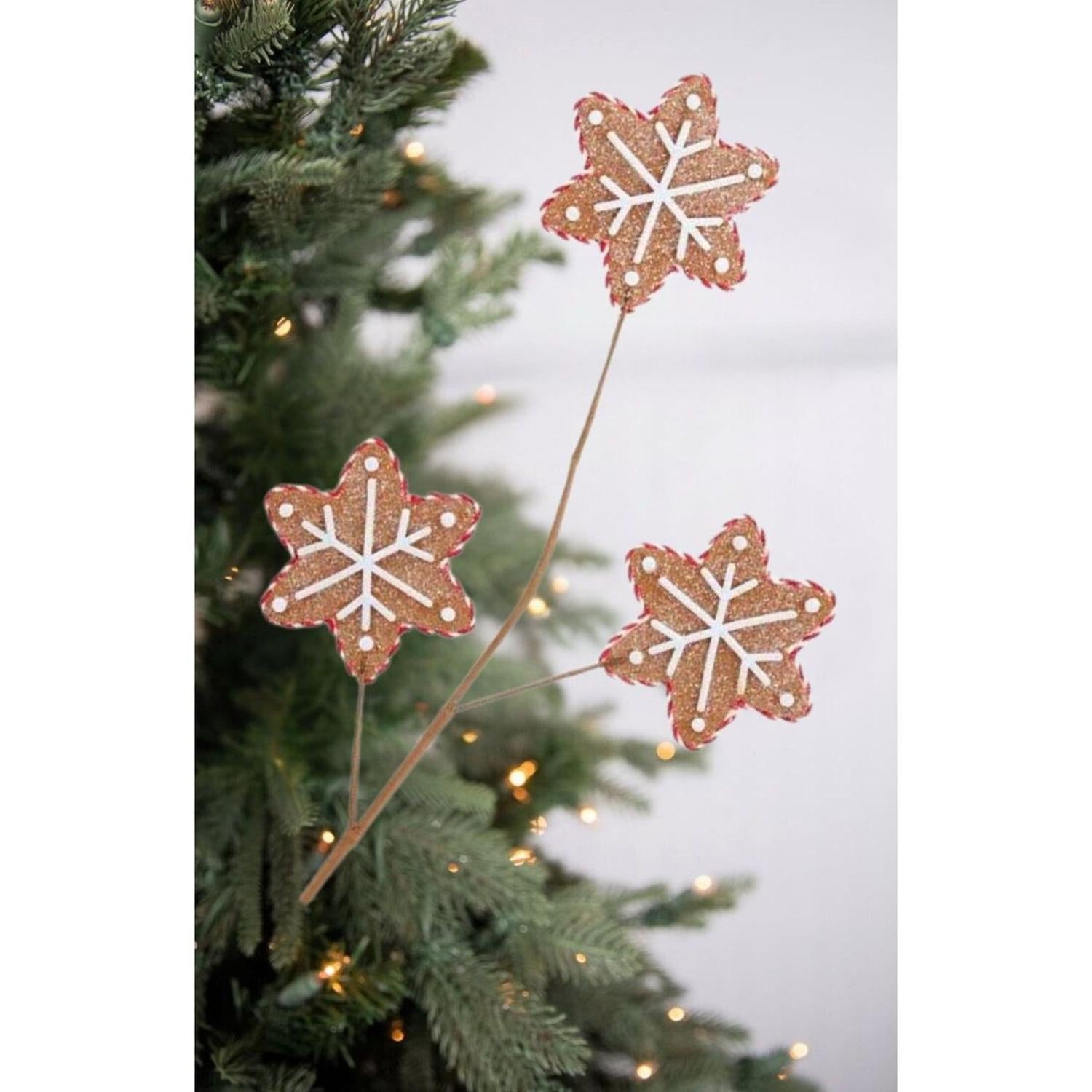 Shop For 28" Gingerbread Star Spray