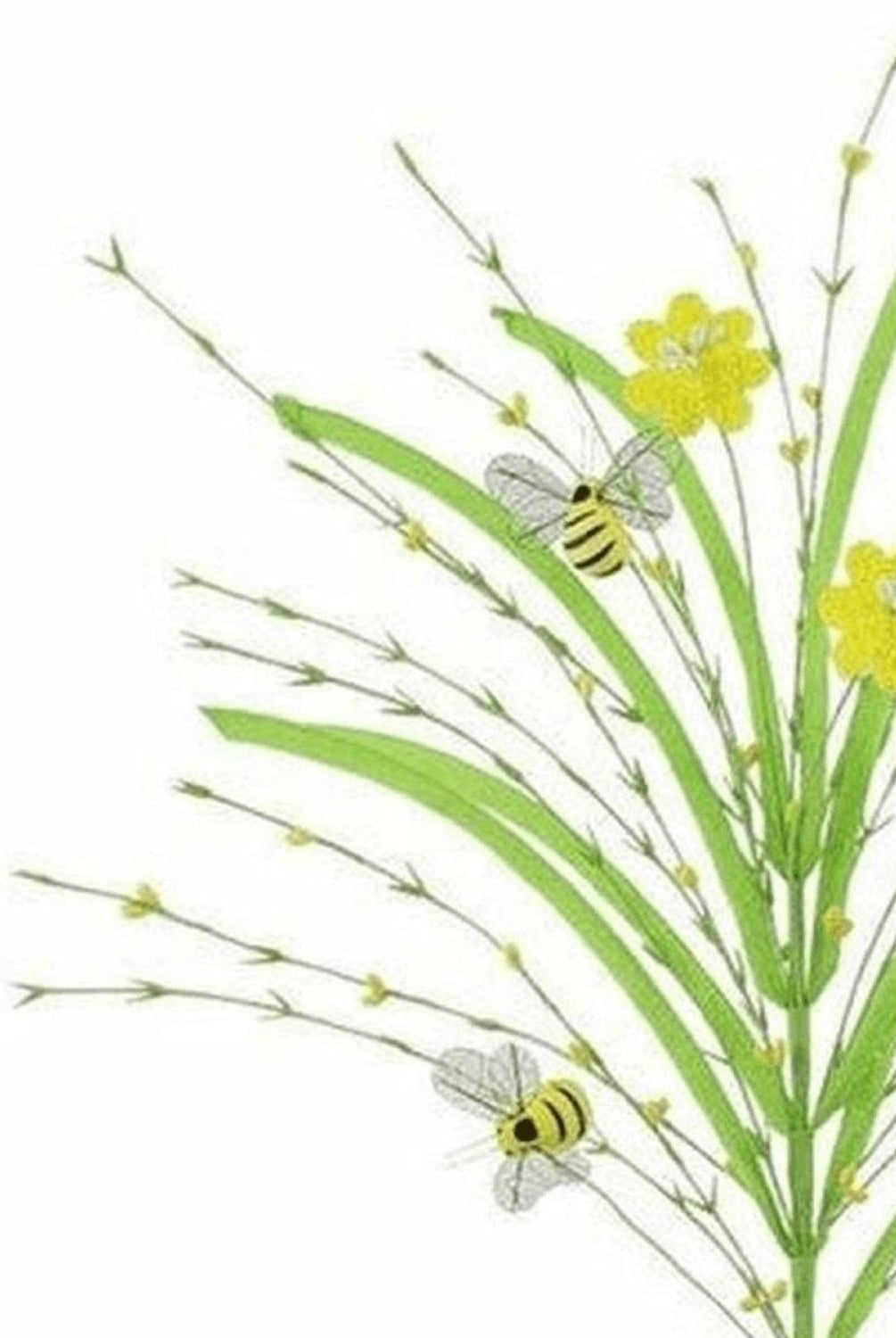 Shop For 28" Grass Pip Flower Bumble Bee Spray