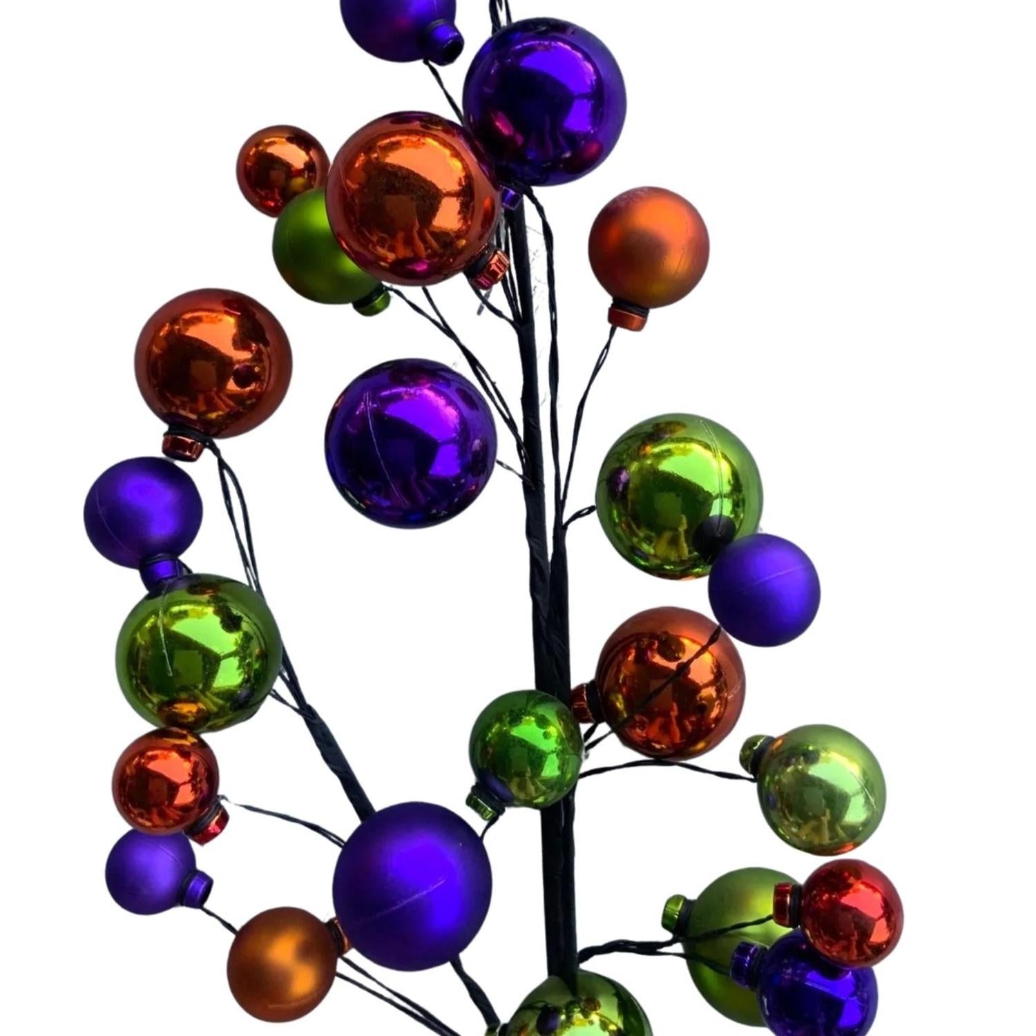 Shop For 28" Ornament Ball Pick: Orange, Purple, Green