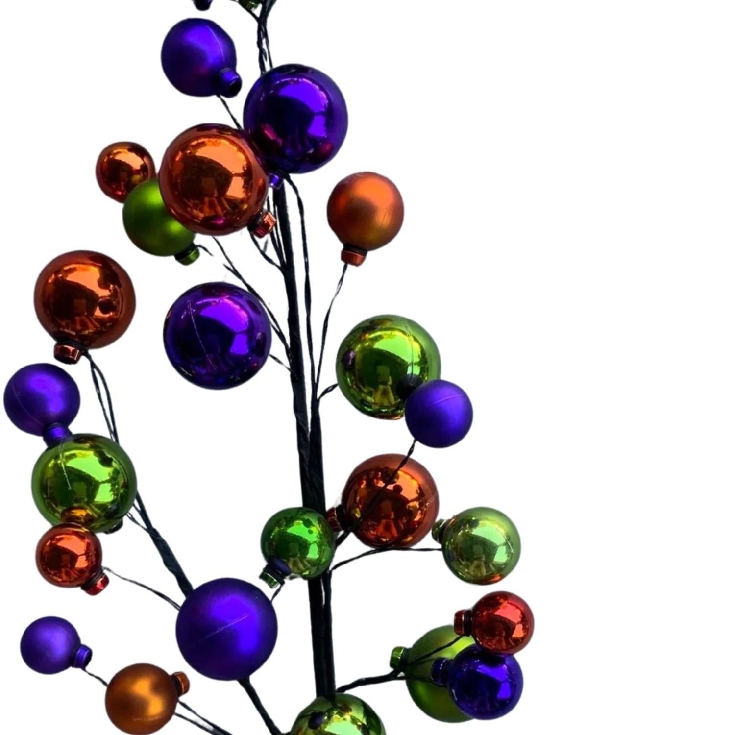 Shop For 28" Ornament Ball Pick: Orange, Purple, Green