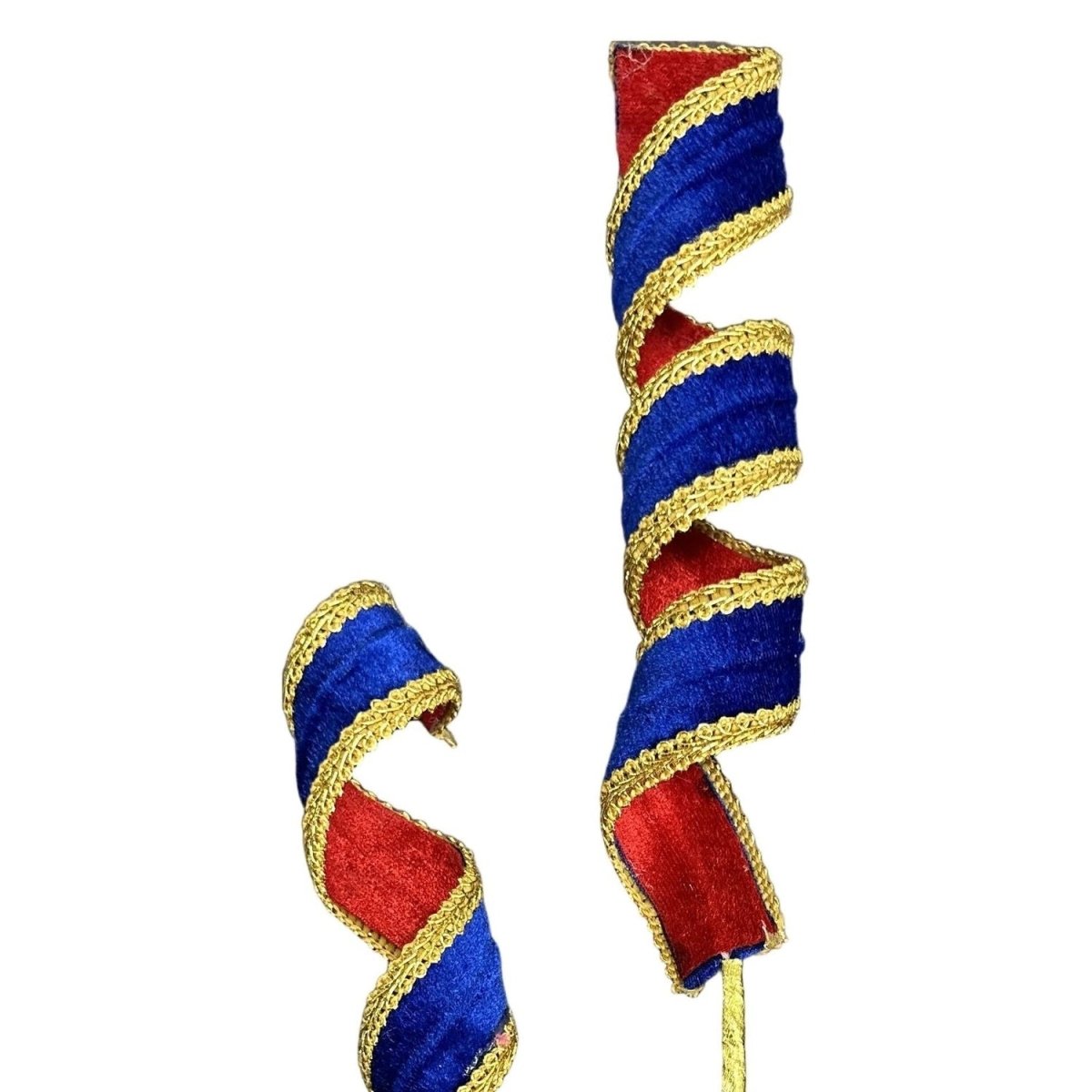 Shop For 29" Fabric Curly Spray: Red/Blue/Gold