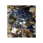 Shop For 29" Glitter Boxwood Leaf Spray: Midnight Blue