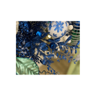 Shop For 29" Glitter Boxwood Leaf Spray: Midnight Blue
