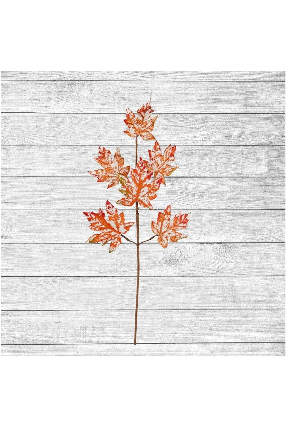 29" Glitter Maple Leaf Spray