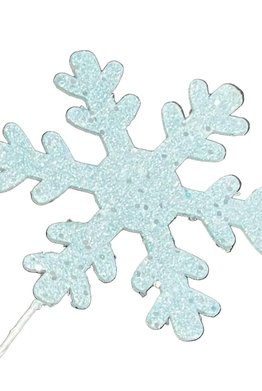 29" Ice Blue Glitter Snowflake Spray