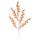 Shop For 29" Velvet Rope Pom Pom Spray: Candy Corn