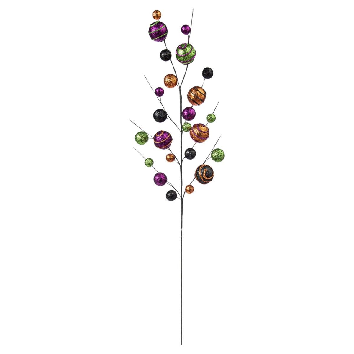Shop For 29" Whimsical Glittered Ball Spray: Halloween