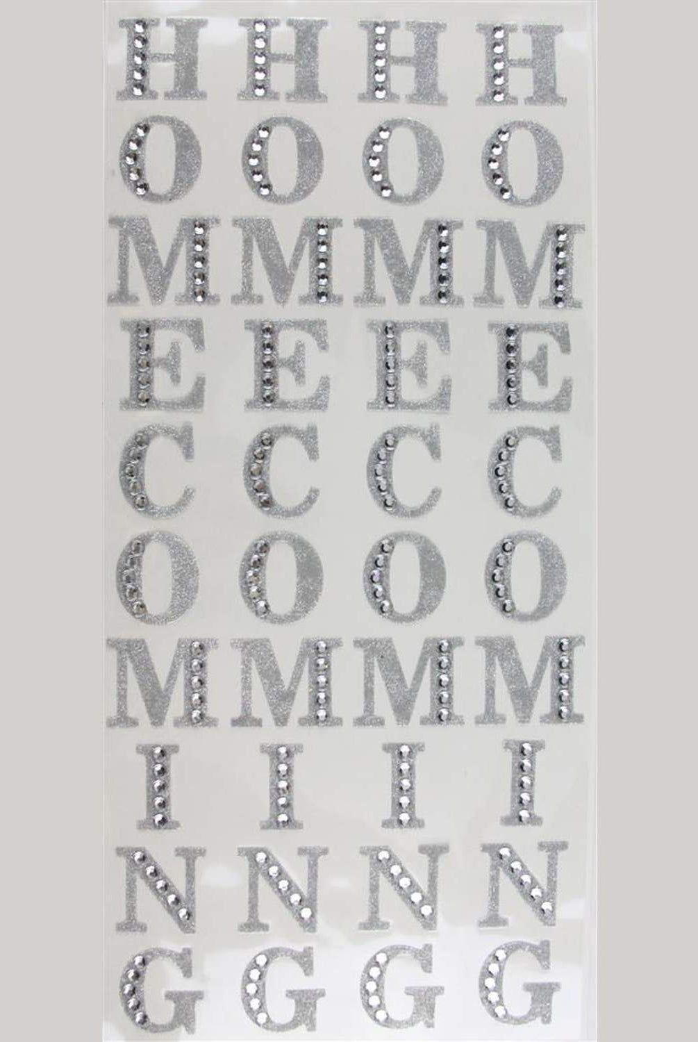 Shop For 2in Homecoming Word Stickers: Silver