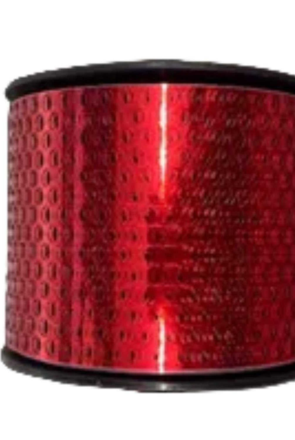 Shop For 3 1/4in Holographic Honeycomb Ribbon: Red (50 Yards)