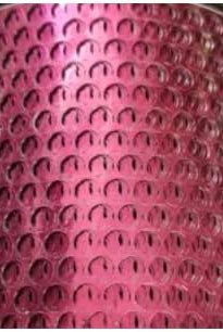 Shop For 3 1/4in Metallic Honeycomb Ribbon: Burgundy (50 Yards)