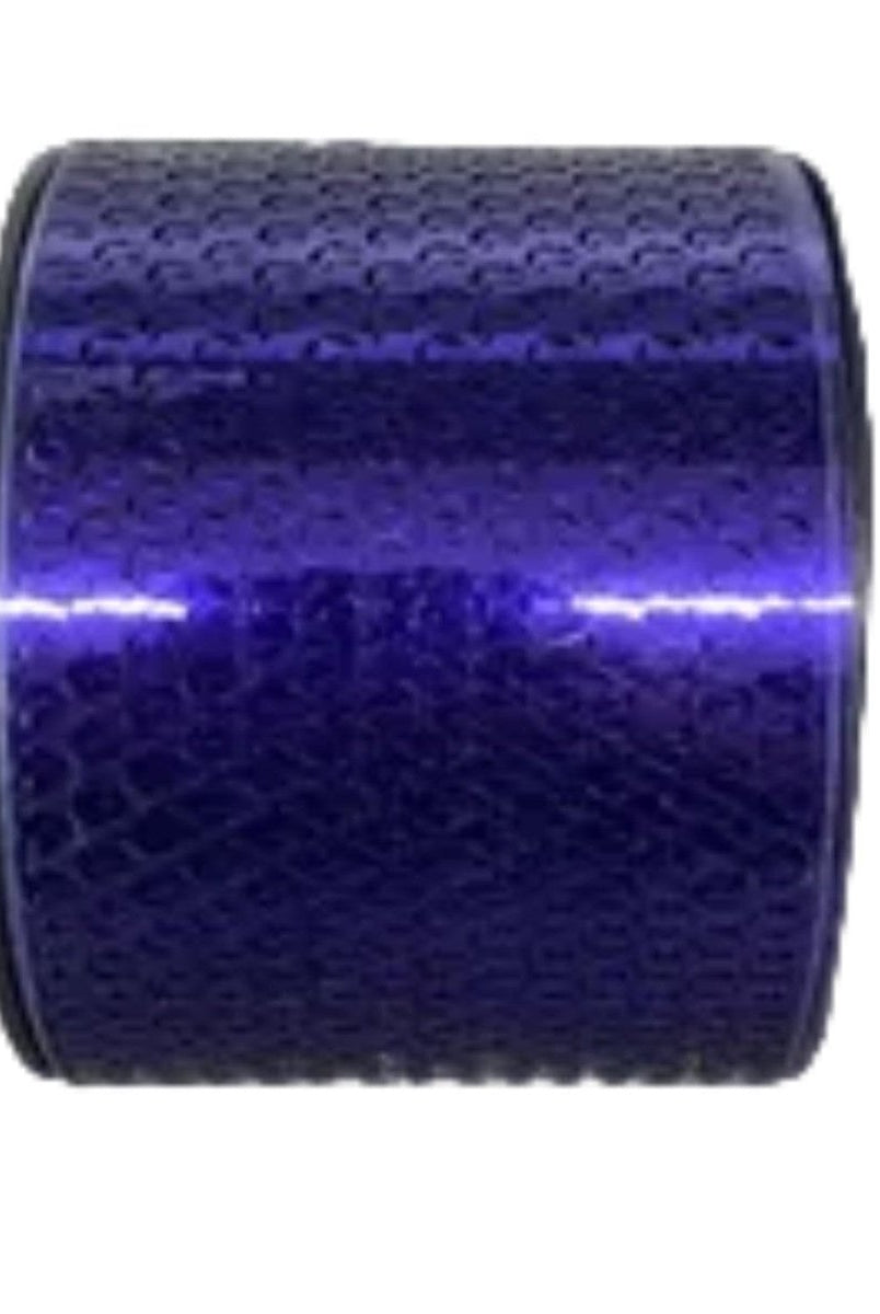 Shop For 3 1/4in Metallic Honeycomb Ribbon: Purple (50 Yards)