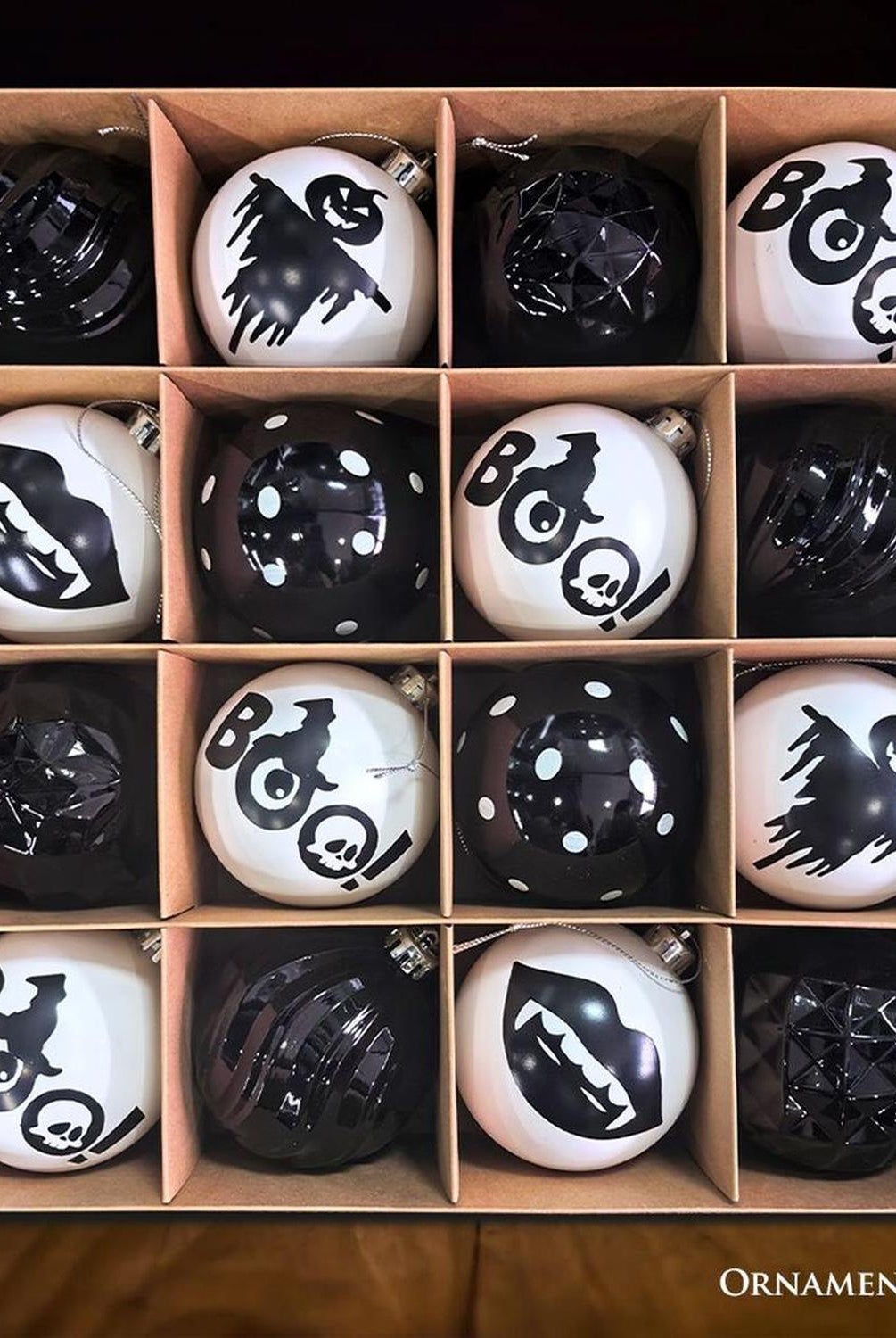 3" Halloween Bauble Set (16 Piece Set)