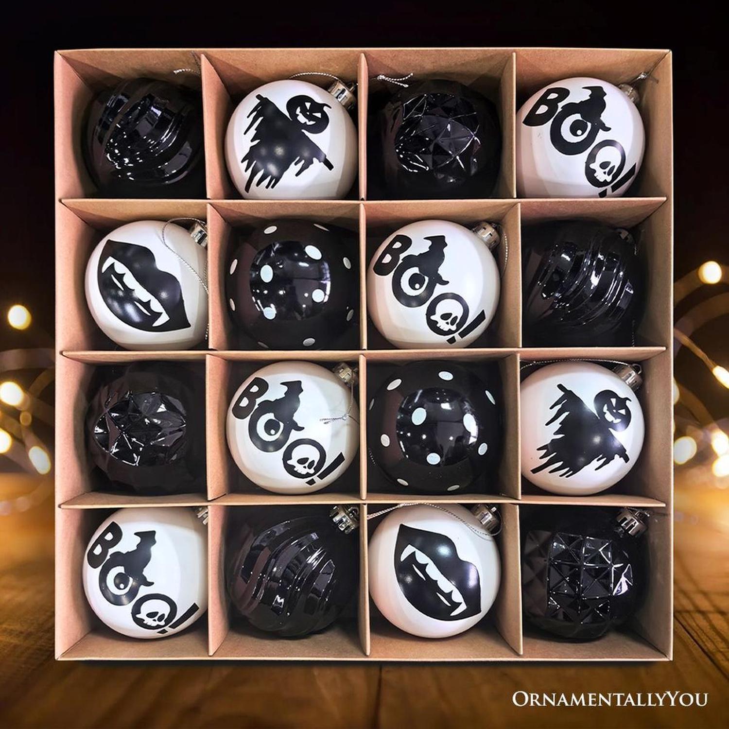 Shop For 3" Halloween Bauble Set (16 Piece Set)