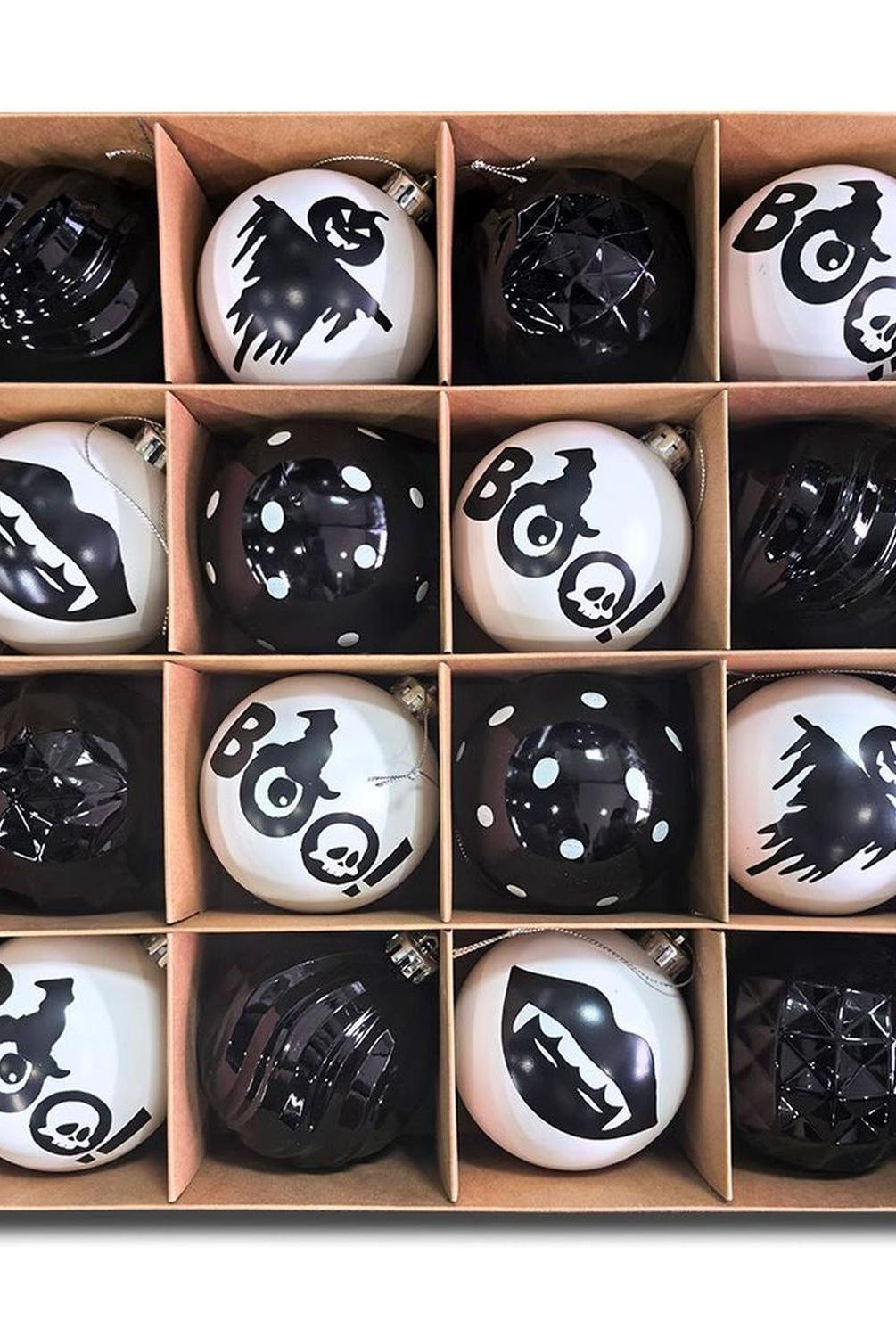 3" Halloween Bauble Set (16 Piece Set)