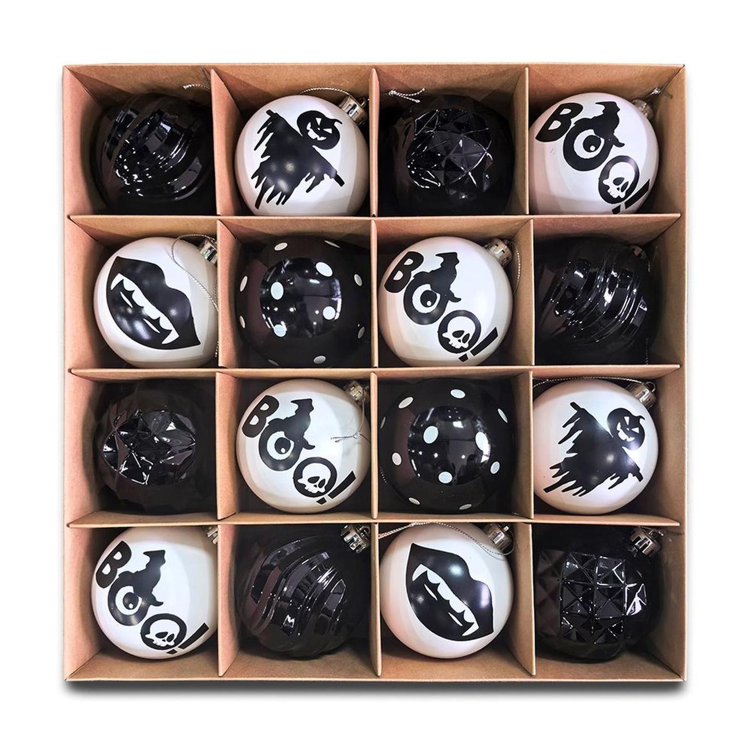 Shop For 3" Halloween Bauble Set (16 Piece Set)
