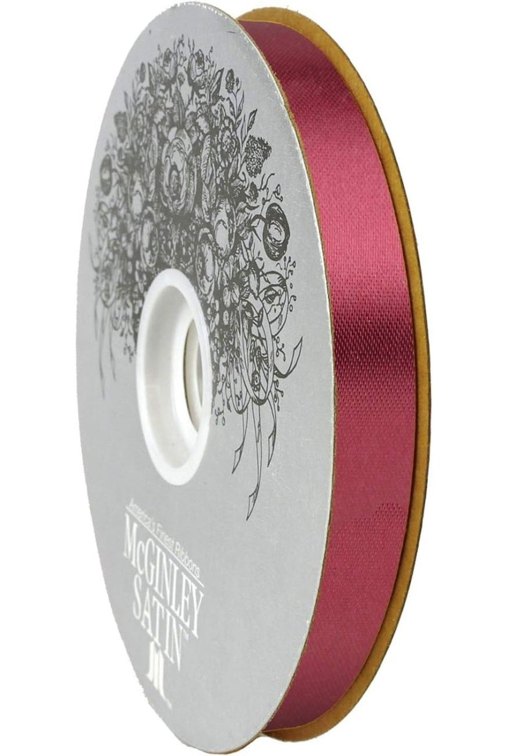 Shop For 3 McGinley Satin Acetate Ribbon Non Wired: Burgundy (100 Yards)