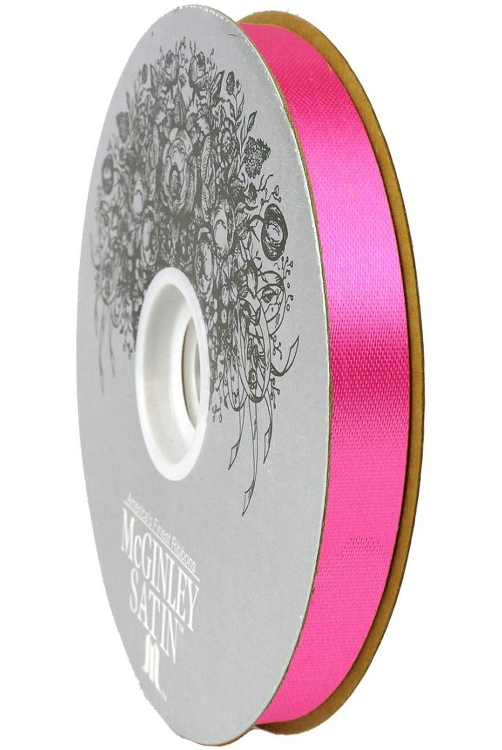 Shop For 3 McGinley Satin Acetate Ribbon Non Wired: Cyclamen (100 Yards)