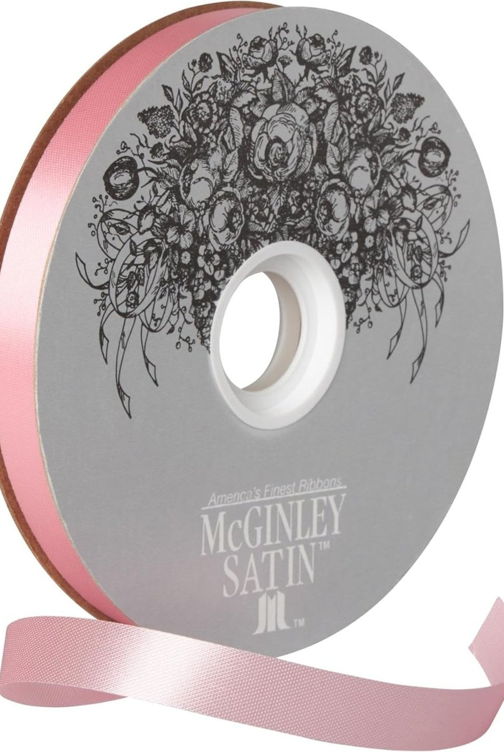 Shop For 3 McGinley Satin Acetate Ribbon Non Wired: Pink (100 Yards)