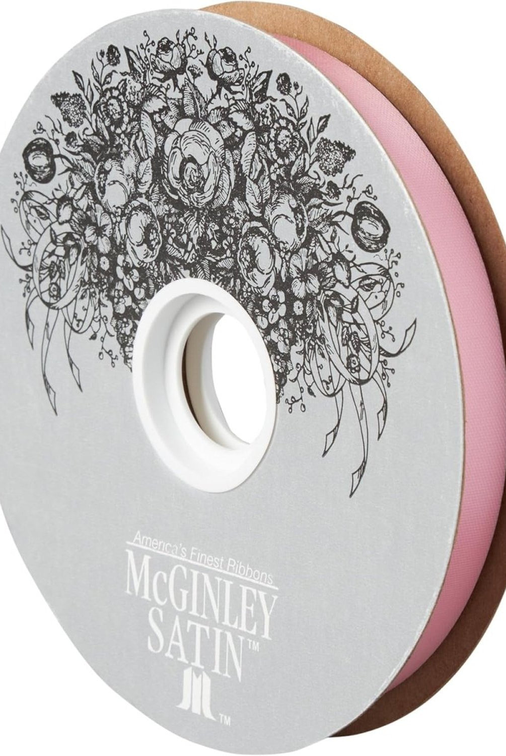 Shop For 3 McGinley Satin Acetate Ribbon Non Wired: Pink (100 Yards)