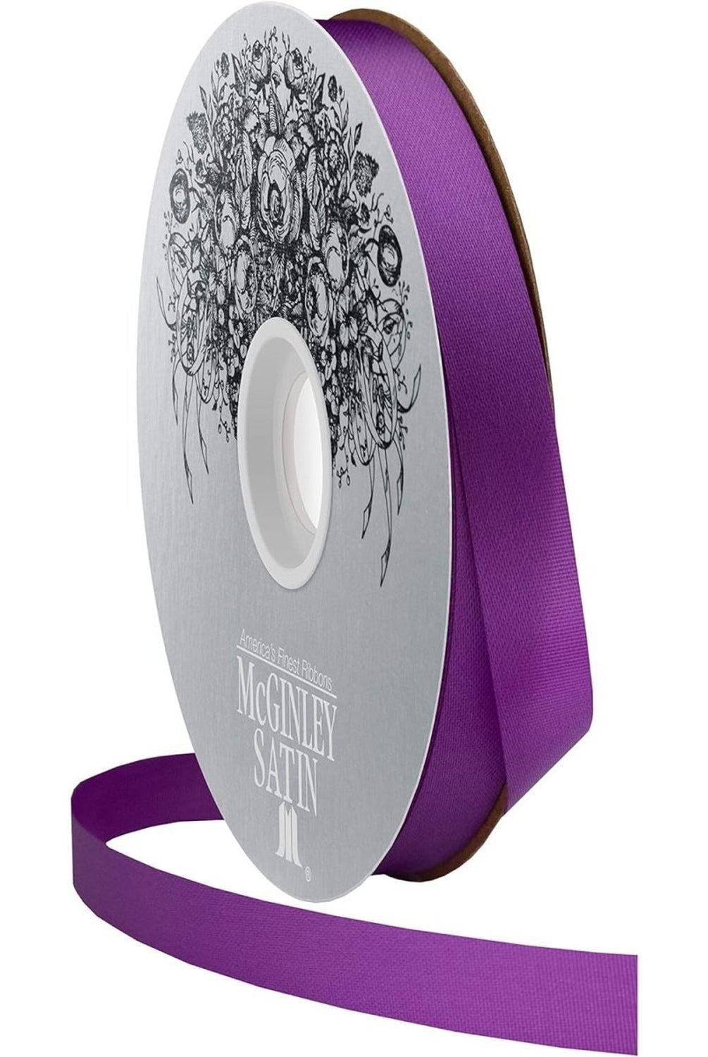 Shop For 3 McGinley Satin Acetate Ribbon Non Wired: Purple (100 Yards)