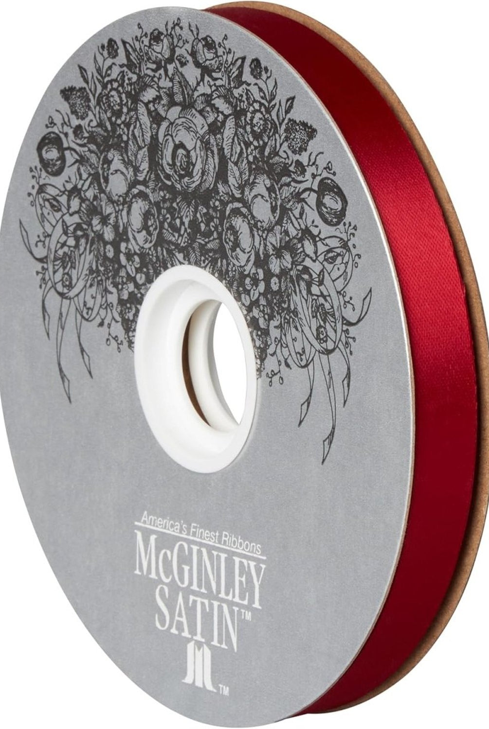 Shop For 3 McGinley Satin Acetate Ribbon Non Wired: Red (100 Yards)