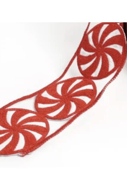 Shop For 3" Peppermint Candies Ribbon (5 Yards)