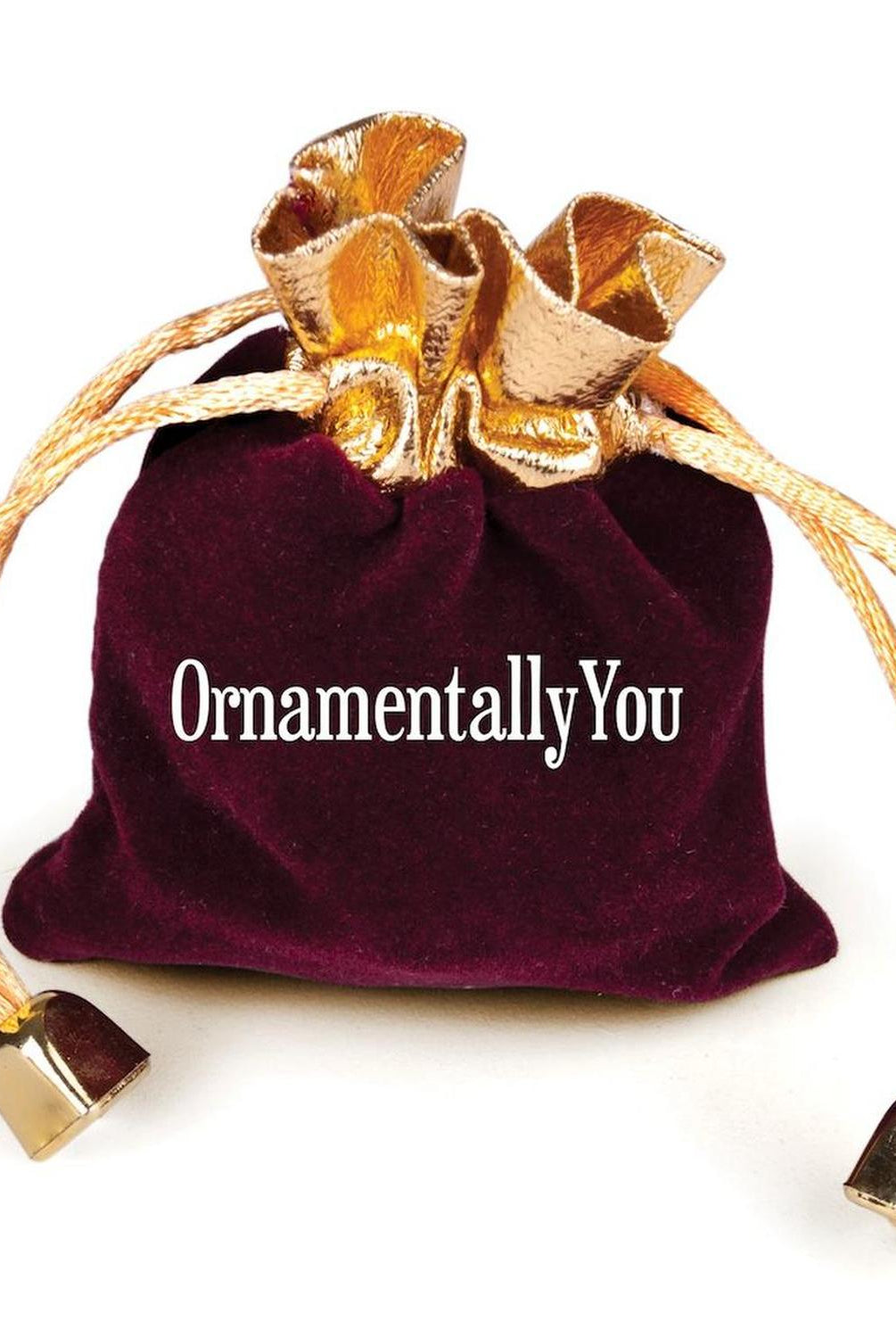 Victorian Santa Round Christmas Ornament